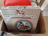 Storage Food Containers, Xmas Carol Clock In