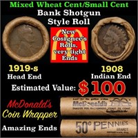 Small Cent Mixed Roll Orig Brandt McDonalds Wrappe