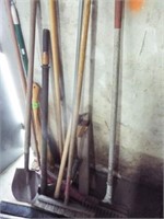 BROOMS AND SHOVELS AND TIRETOOL