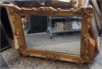 Large Plastic Frame Mirror as-is