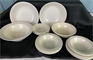 Assorted Homer Laughlin Bowls And More