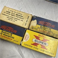 4 Boxes Super-X 23-35 Winchester Lubaloy Ammo