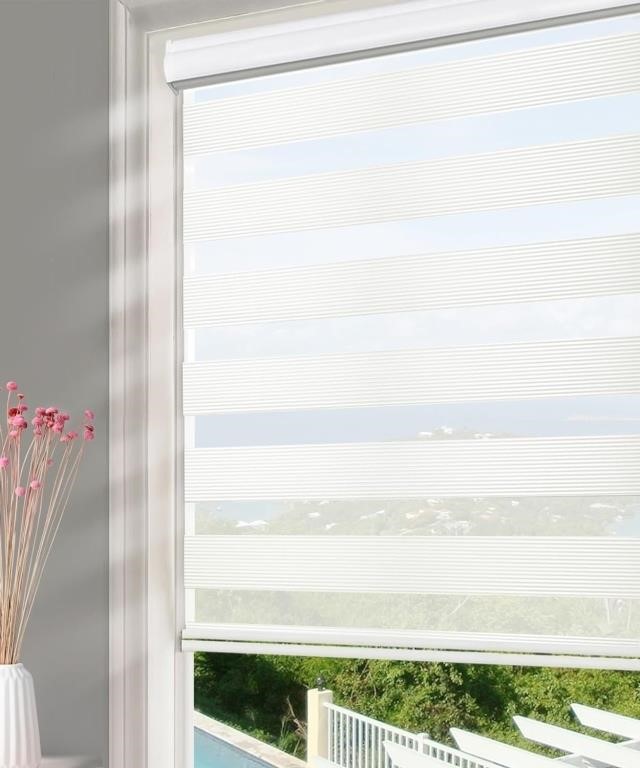 Homebox 57 Inch Wide Zebra Blinds