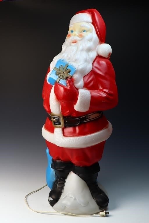 Vintage Empire Plastics 33 inches tall Santa blow