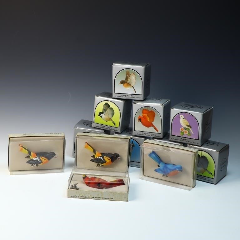 Bird ornaments by Andrea Sadek and Audubon