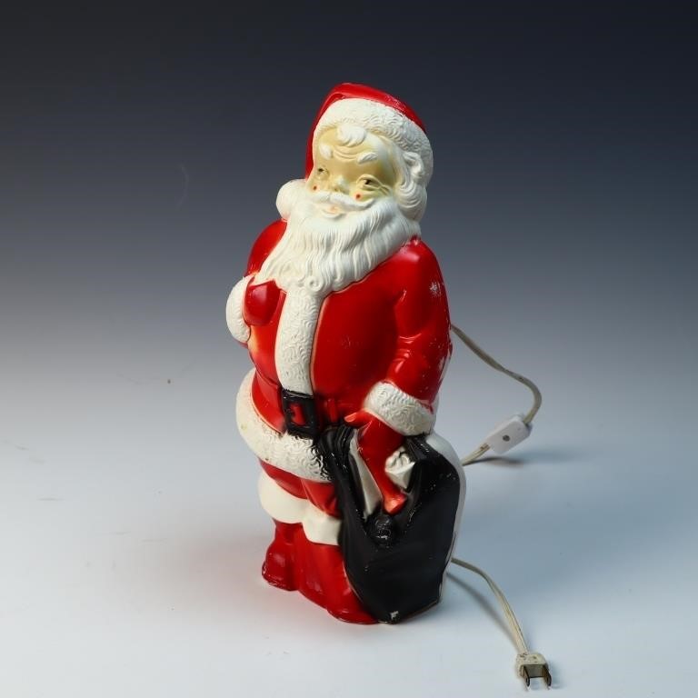 Vintage Empire Plastics 13 inches tall Santa blow