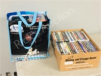 box & tote bag- full DVD movies