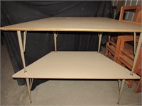 Trapezoid shaped table