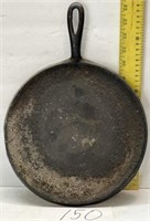 Vintage griswold cast iron griddle; # 9