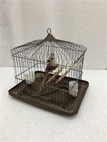 Decorative Bird in a Cage