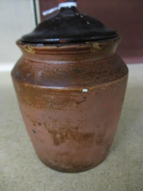 Old antique Mid 1800's Clay Jar