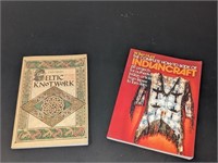 2 Pc. Knotwork and Indiancraft Books