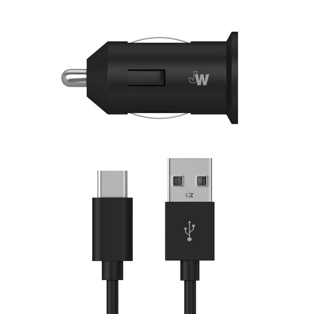 Just Wireless 2.4A/12W 1-Port USB-a Car Charger