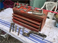 Red Tool box, Hitches & Pin, Bolts