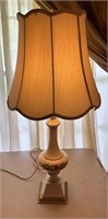 Tall Floral Base Lamp