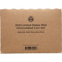 Sealed 2022 United States Mint Set in Original Gov