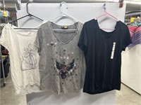 Size XL women’s short sleeve shirts