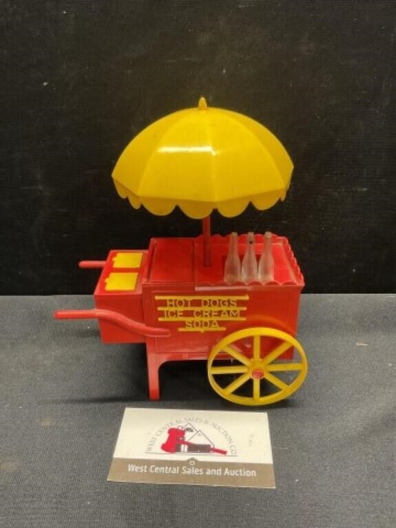 Ideal Toys Plastic Ice Cream Cart