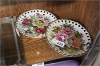 FLORAL DECORATED PLATES