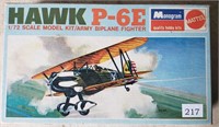 Monogram Hawk P-6E 1/72 Scale Model Kit