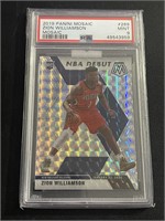 Zion Williamson 2019 Panini Mosaic Mint 9 RC PSA