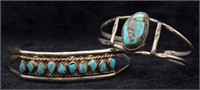 Sterling Silver Southwest Turquoise Bracelets