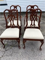 SET OF 4 SOLID CHERRY PA HOUSE CHAIRS