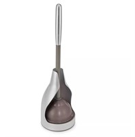 Polder Toilet Plunger Caddy Stainless Steel
