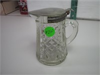 Antique Syrup Pitcher 4&1/4"