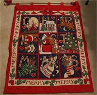 Christmas - Flag, wreath, bow, ornament, etc