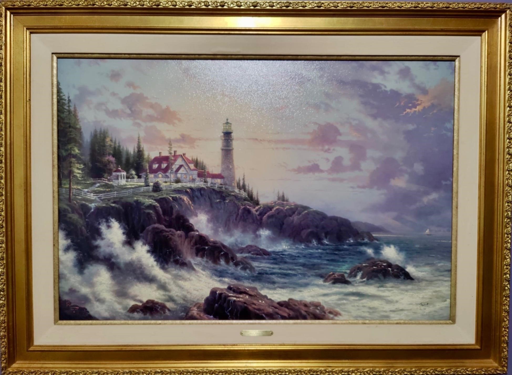 Thomas Kinkade "Clearing Storms" Canvas Lithograph