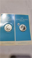 2 sterling silver proof coins