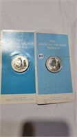 2 sterling silver proof coins