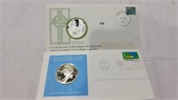 2 sterling silver proof coins