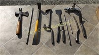 Crow Bar, Hammer Ax Nail Puller, Etc