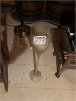 Tall glass/vase