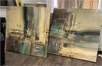 Matching Canvas Art Pieces