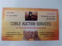 Our Regular Consignment Auction Begins at 6 PM