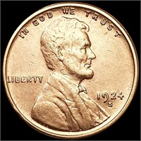 1924-S RD Wheat Cent UNCIRCULATED