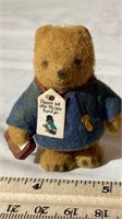 Vintage Tiny Paddington Bear  Doll 2 Inch Tall