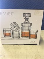 NEW Radius Crystal Whiskey Set MSRP $95