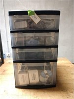 4 Drawer Storage Cabinet and Contents