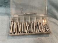 Small bolts with cotter pins