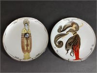 House of Erte Limited Edition Decor Plates