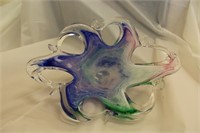 Murano Glassware Crystal Clear bowl, Italian