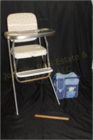 Chrome Highchair & Diaper Bag