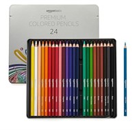 Amazon Basics - Premium Colored Pencils, Soft
