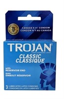 Box Lot of Assorted  Trojan Condoms