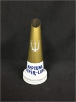 Neptune Superlube oil bottle tin top