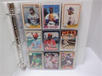 BINDER OF BASEBALL STAR ROOKIE CARDS